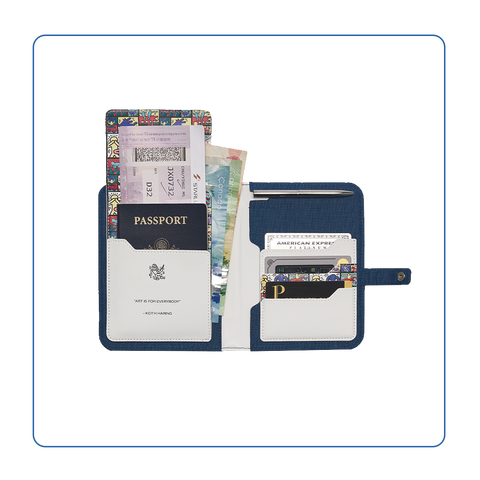 NCI NEW TRAVEL PASSPORT - Keith Haring : STDU (Dark Blue)