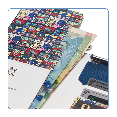 NCI NEW TRAVEL PASSPORT - Keith Haring : STDU (Dark Blue)